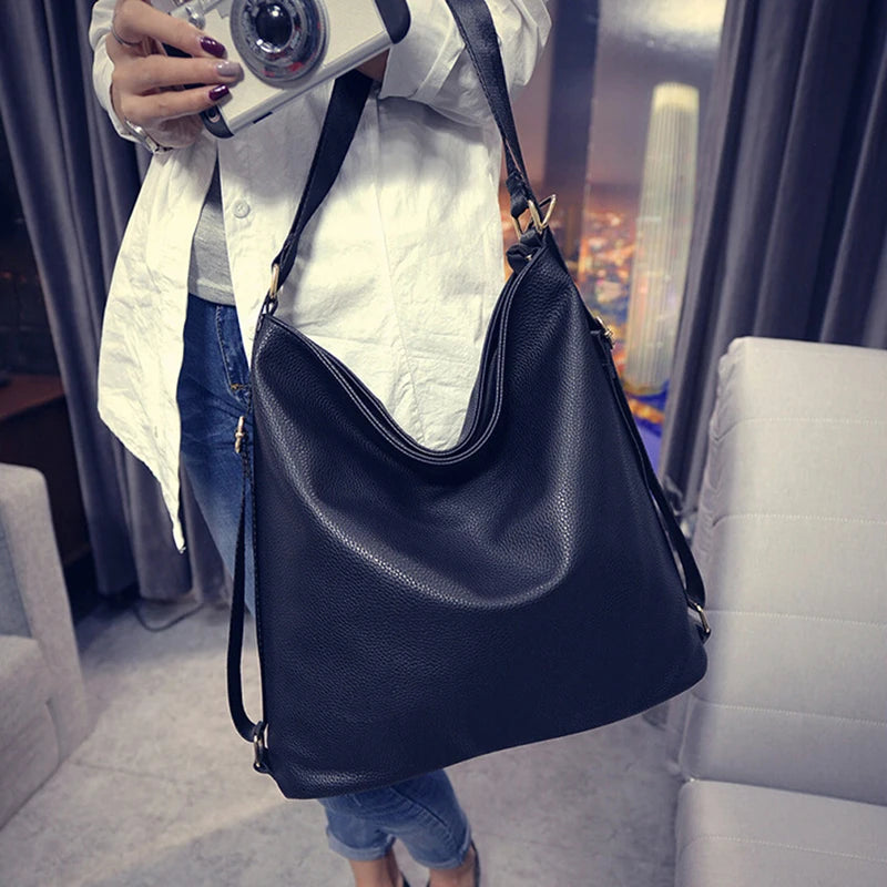 Autumn PU Leather Crossbody Bags Large Capacity Casual Handbags
