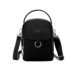 3 Layers Women Mini Bag High Durable Fabric Girls Small Shoulder Bag
