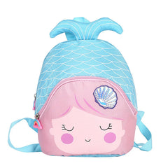 3D Mermaid School Bags For Girls Kids Backpack Cartoon Travel Bags
