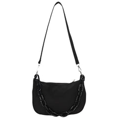 Japanese Casual Nylon Messenger Bag Chain Shoulder Bag