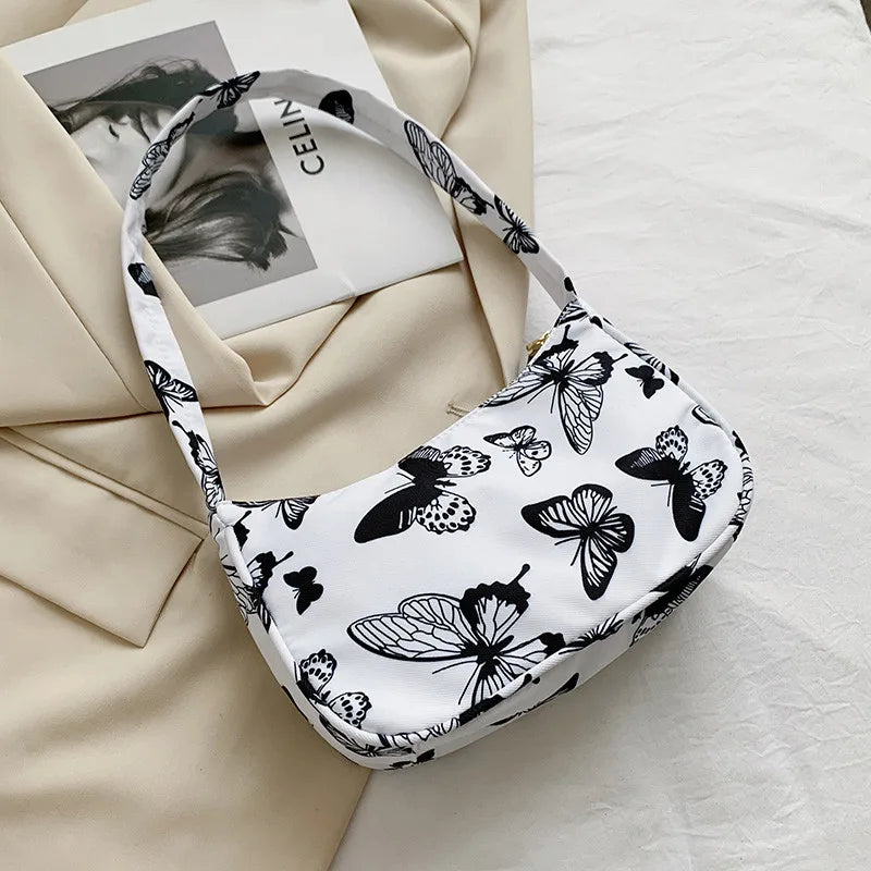 Animal Print Women Handbag PU Leather Underarm Shoulder Bags Female Daily Totes
