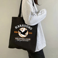 Anime Haikyuu Shopping Bag Eco Manga Tote Large-capacity