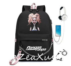 Anime Danganronpa monokuma Backpack - Kids Boys Girls School Bag