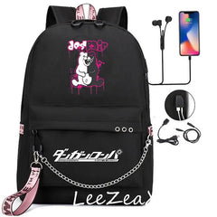 Anime Danganronpa monokuma Backpack - Kids Boys Girls School Bag