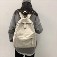 Anti-theft Canvas Women's Backpack with Shoulder Strap