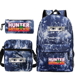 HUNTER X HUNTER Printed Backpack Laptop Shoulder Bag Mochilas