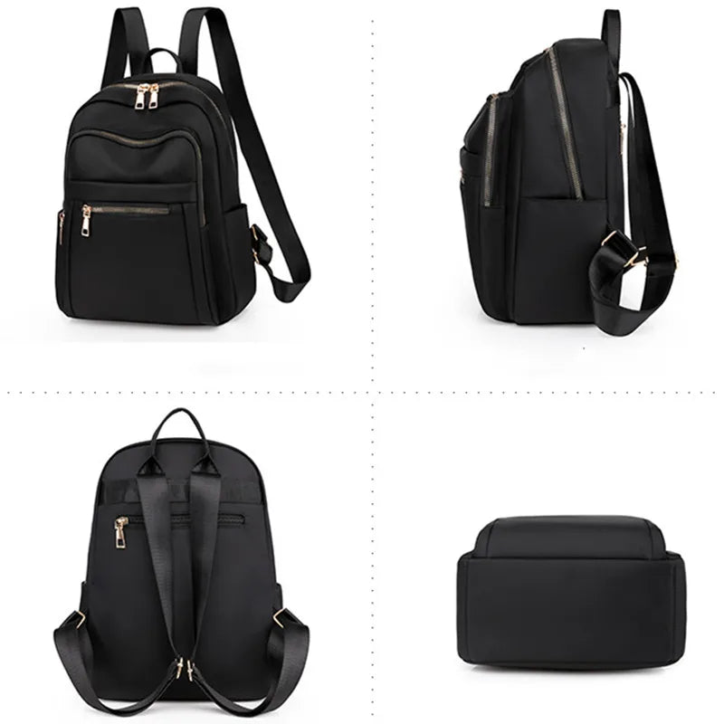Women's Oxford Backpack Shoulder Bag