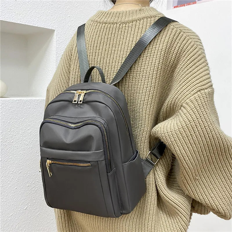 Women's Oxford Backpack Shoulder Bag