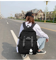 Waterproof Women Backpack Nylon Shoulder Bag Female Bagpack Large School Backpac