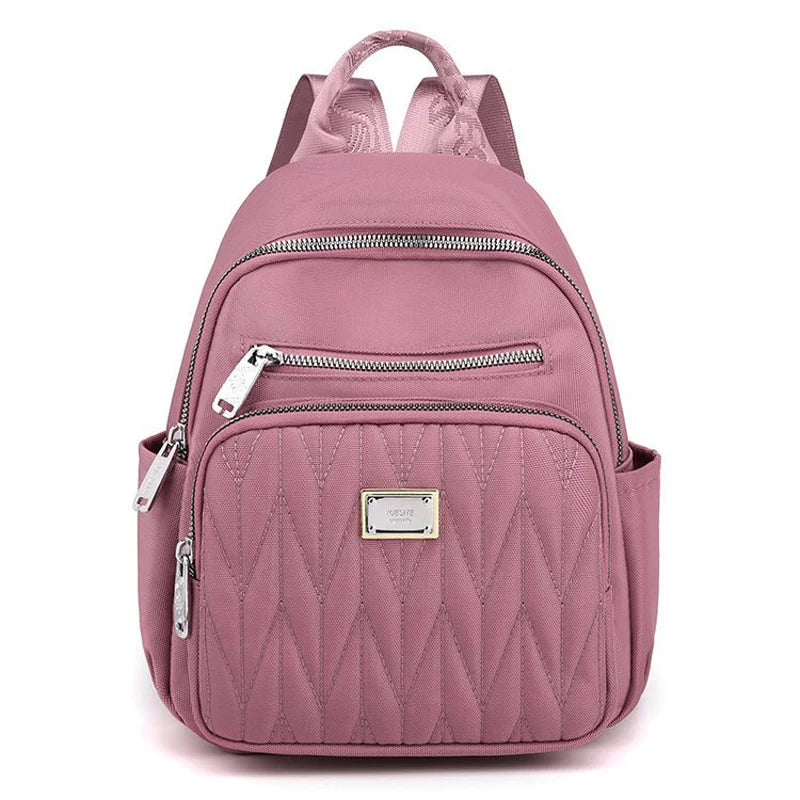 Women's Mini Plaid Backpack Shoulder Bag