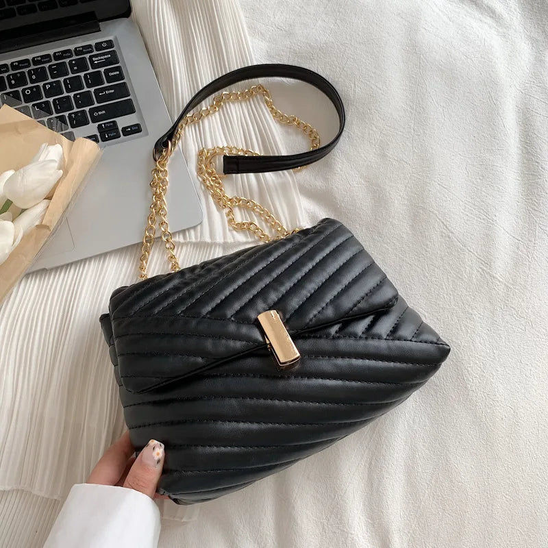 Foreign Style Women's Cross-body Bag Autumn Small Square Bag