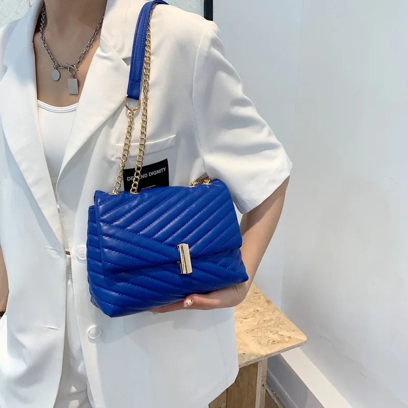 Foreign Style Women's Cross-body Bag Autumn Small Square Bag