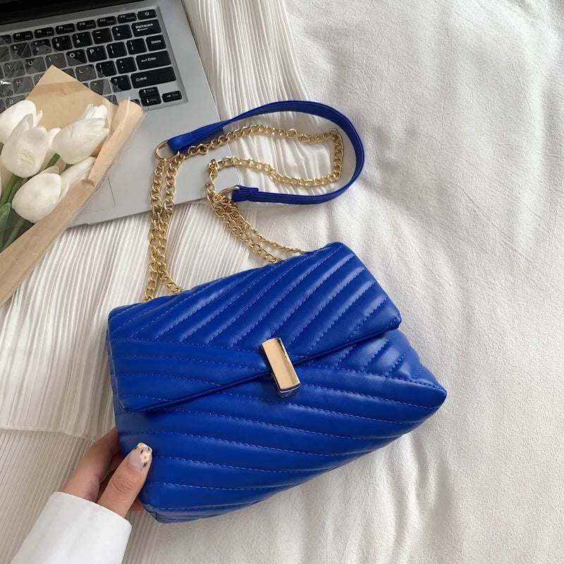 Foreign Style Women's Cross-body Bag Autumn Small Square Bag