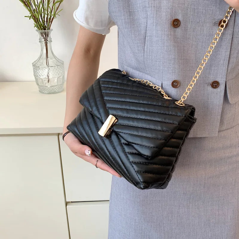 Foreign Style Women's Cross-body Bag Autumn Small Square Bag