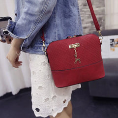 Deer Hot Messenger Bag Women Shoulder Handbag 23*9.5*18cm