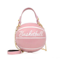 Crossbody Bag Basketball Football Shaped Acrylic Chains Hand Bag