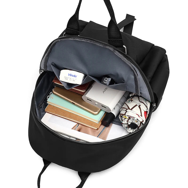 Feminina Backpack Large Capacity Travel Bag School Bookbags Casual Rucksack