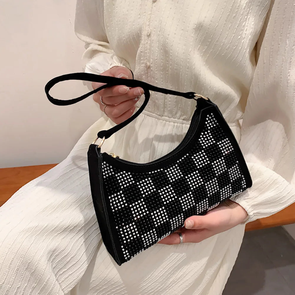 Bling Diamond Crossbody Messenger Bag