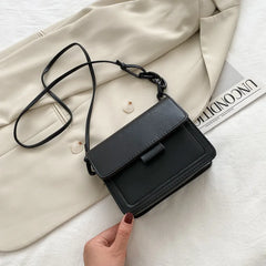 Small Crossbody Bag PU Leather Lightweight Messenger