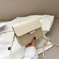 Small Crossbody Bag PU Leather Lightweight Messenger