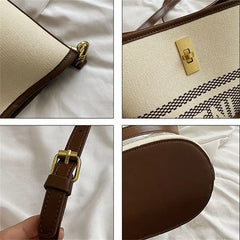 Nylon Bucket Bag Crossbody Waterproof Shoulder Casual Purse