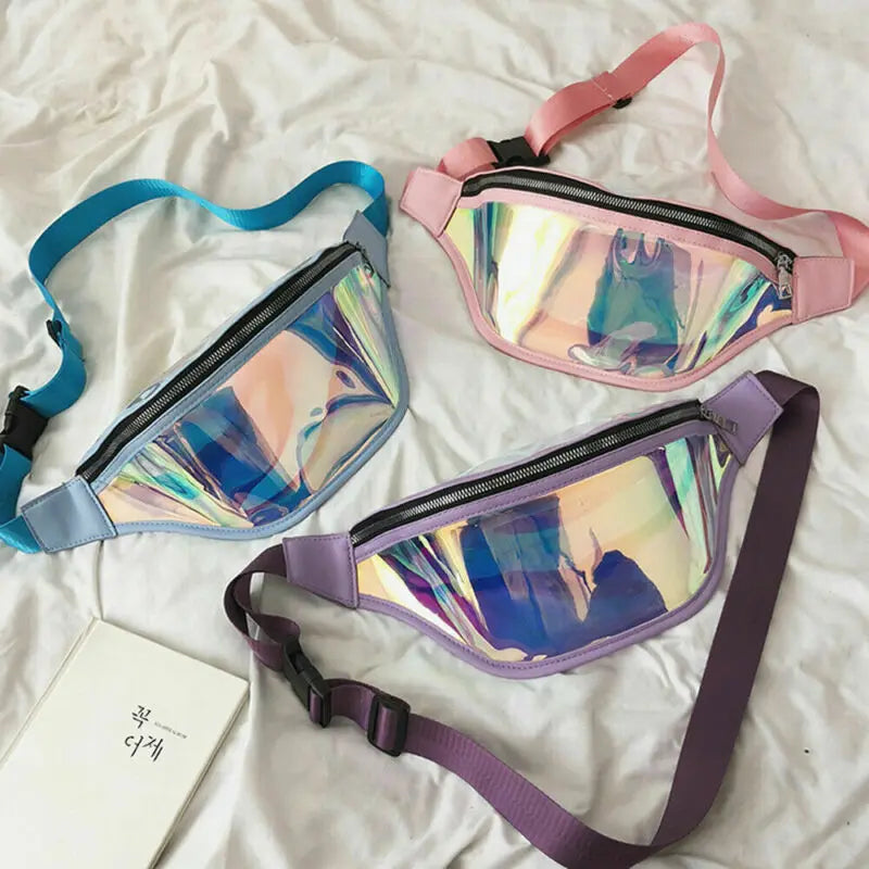 Waterproof Transparent Women Fanny Pack Clear Waist Bag
