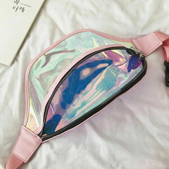 Waterproof Transparent Women Fanny Pack Clear Waist Bag