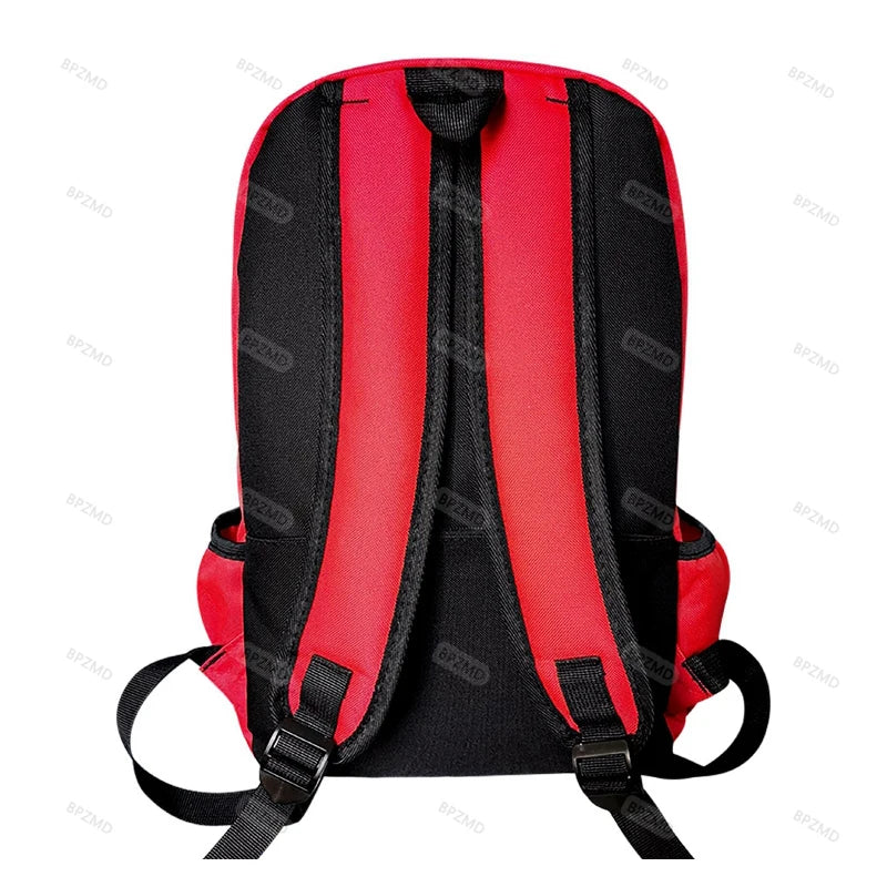 Canvas Backpack Boys Anti-Theft School Backpack Girls Anime Laptop Travel