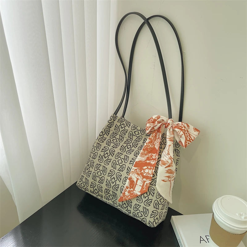 Large Shoulder Bag Canvas for Women