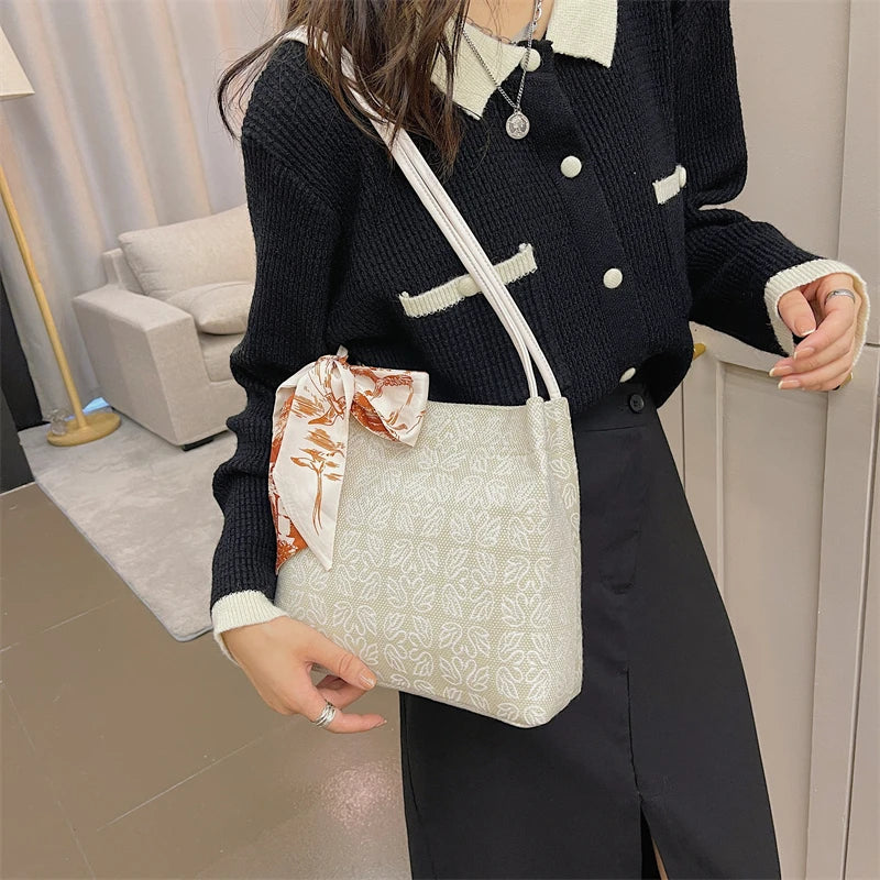 Large Shoulder Bag Canvas for Women