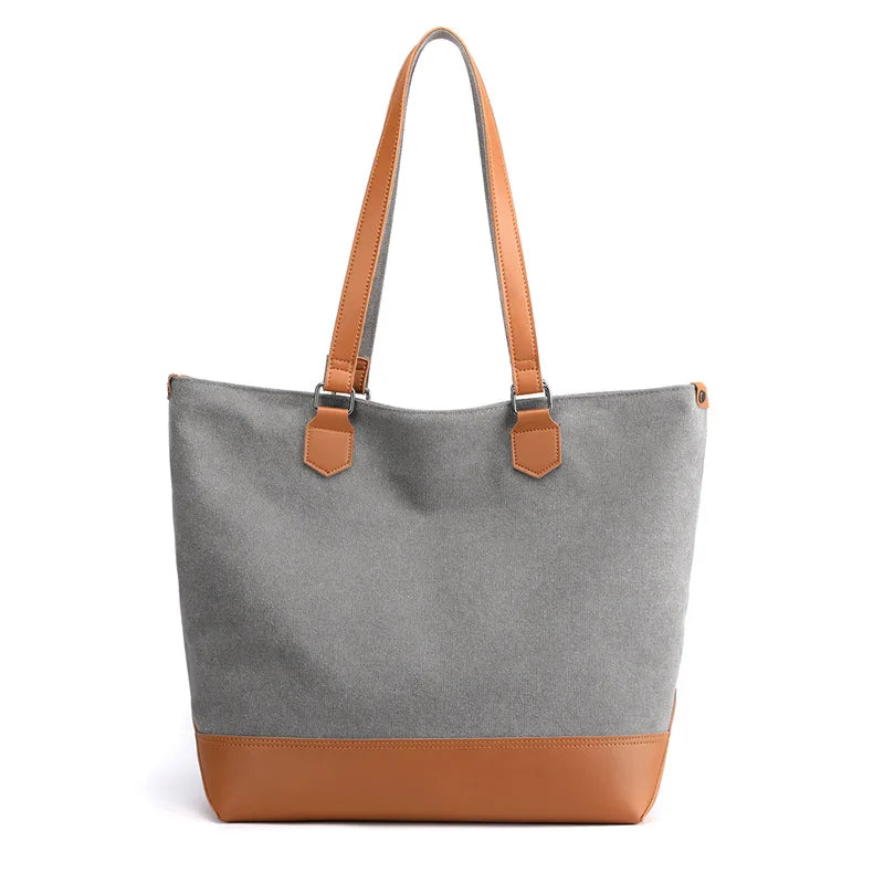 Canvas Woman Bag, Large Capacity Shoulder Bag