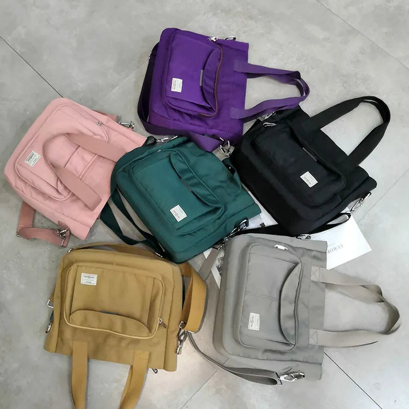 Canvas Women Bag Large Capacity Female Tote Casual Shoulder Messenger