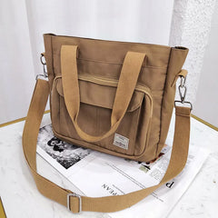 Canvas Women Bag Large Capacity Female Tote Casual Shoulder Messenger