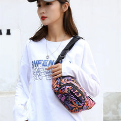 Casual Oxford Travel Crossbody Bags Large Capacity Sport Fanny Pack