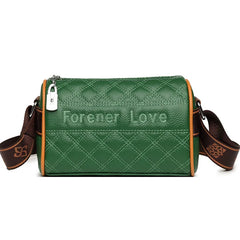 Vintage Plaid Quilted Handbag Women Tote Shoulder Bag