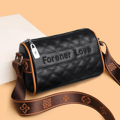 Vintage Plaid Quilted Handbag Women Tote Shoulder Bag