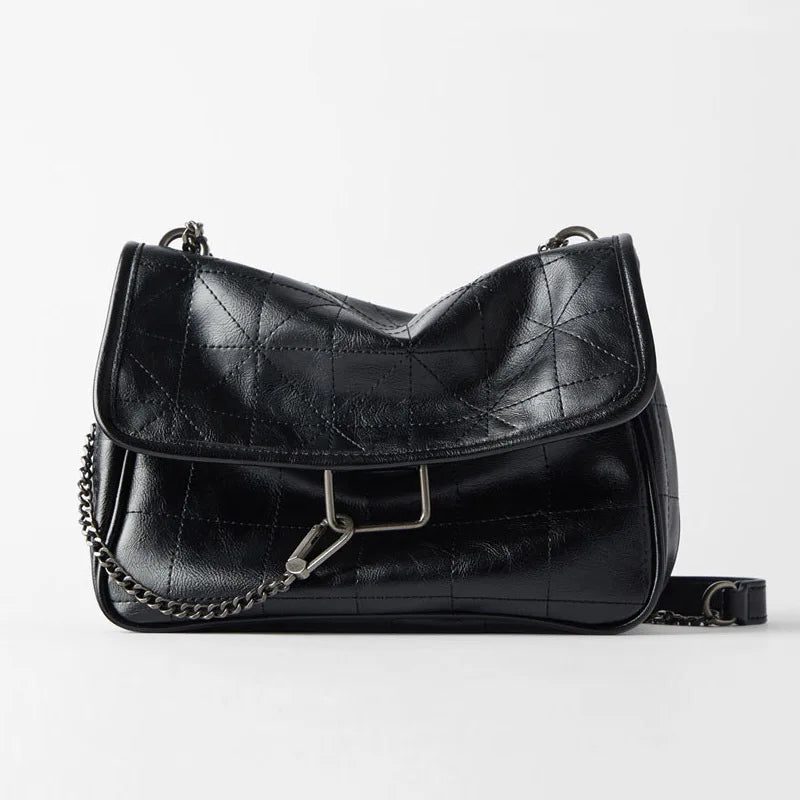 Stylish Women Shoulder Bags PU Leather Tote Handbag Crossbody Vagrant Bag