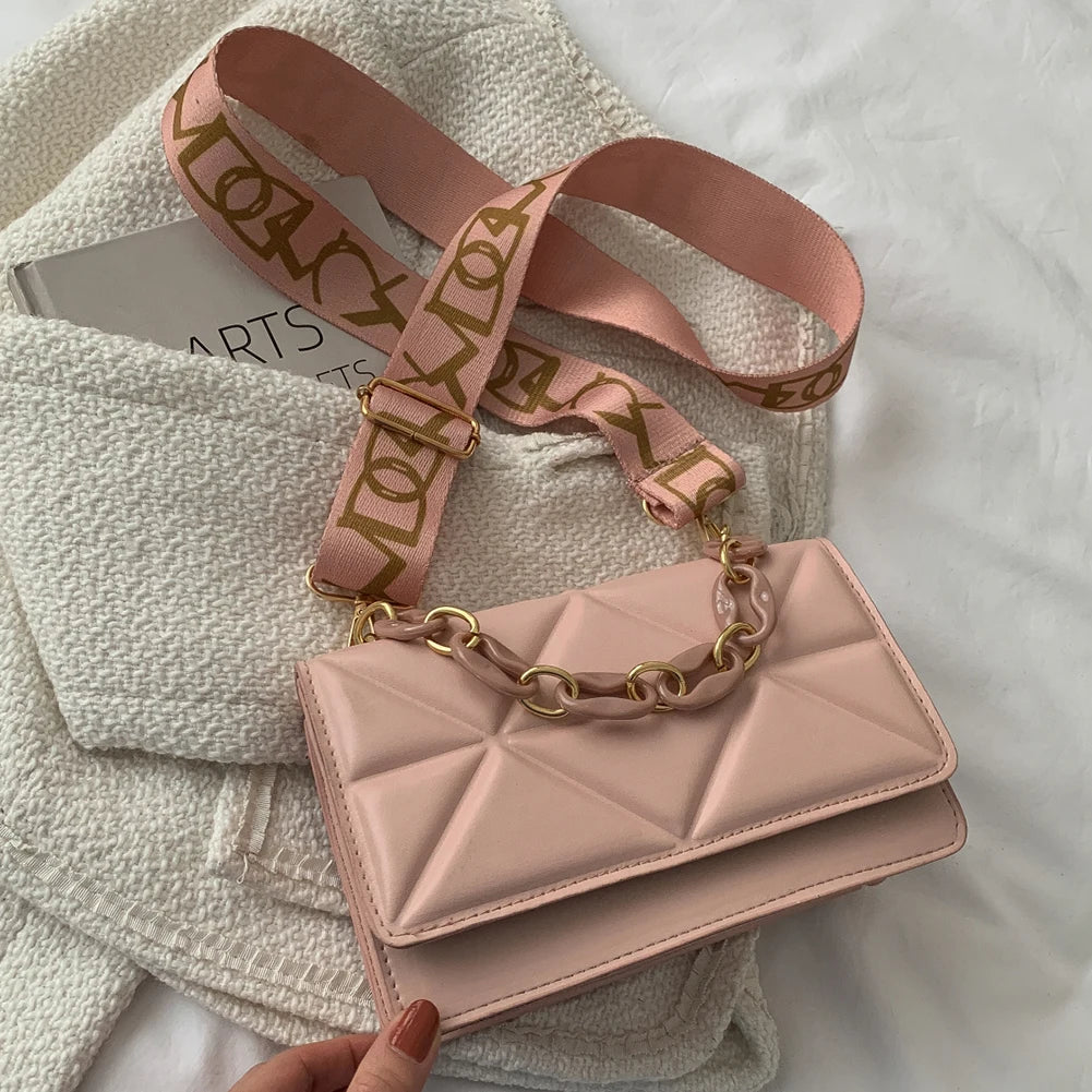 Chain Shoulder Bags Women Underarm Bags Ladies Handbags Casual Tote