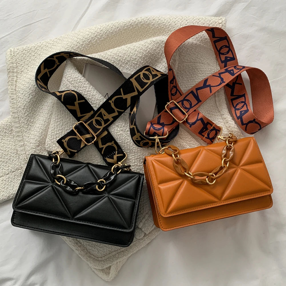 Chain Shoulder Bags Women Underarm Bags Ladies Handbags Casual Tote