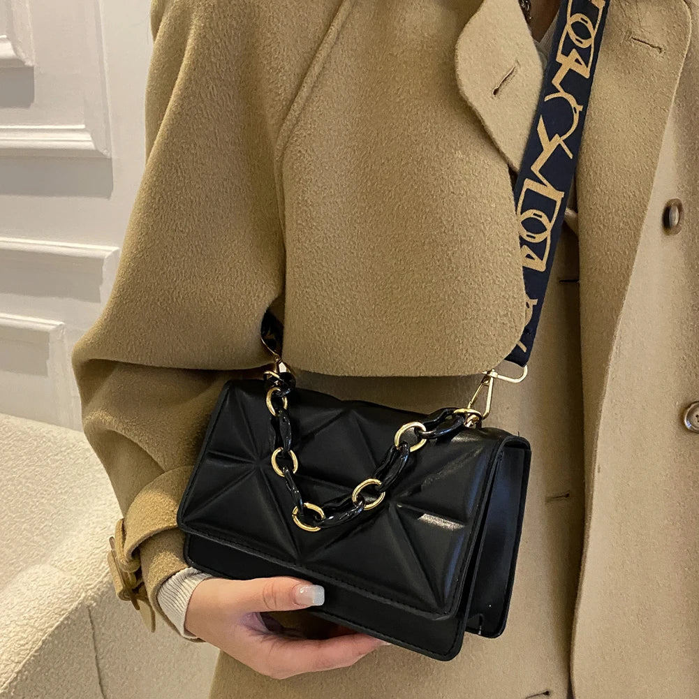 Chain Shoulder Bags Women Underarm Bags Ladies Handbags Casual Tote