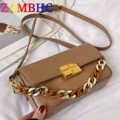 Chain Shoulder Crossbody Bag for Women Small Hand Bag