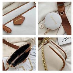 Wide Strap Crossbody Bags 3 Bag Set
