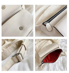 Leather Chest Bag Women Shoulder Bag Casual Waist Bags Travel Small Belt Purses
