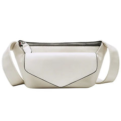 Leather Chest Bag Women Shoulder Bag Casual Waist Bags Travel Small Belt Purses