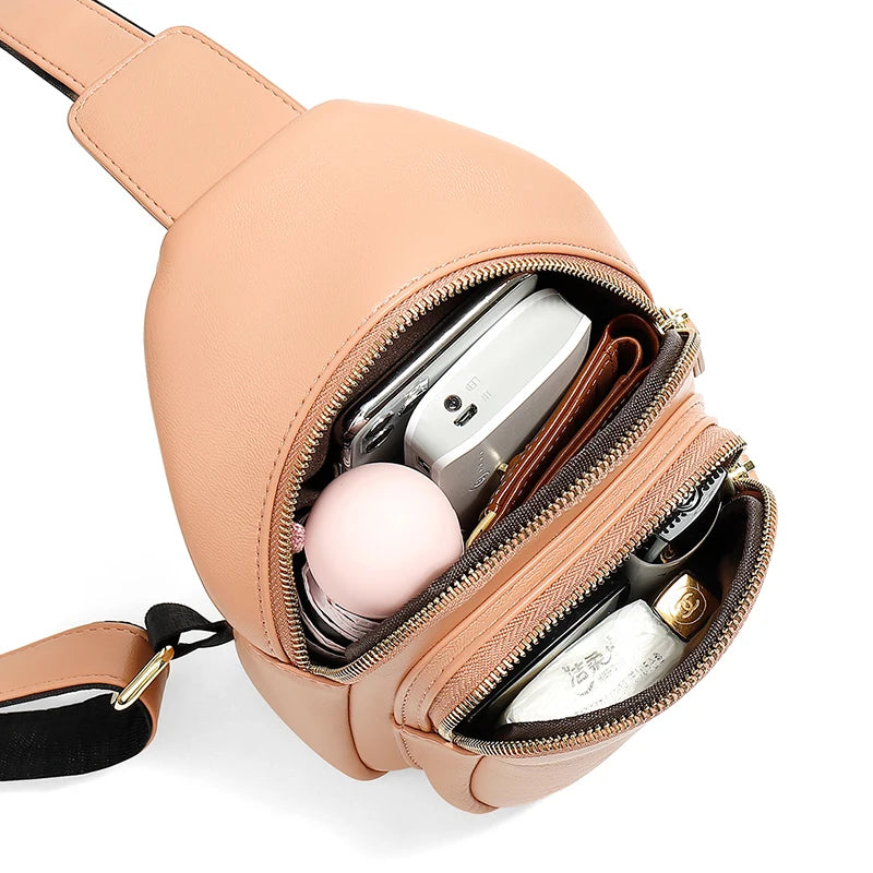 Women's Street Shoulder Bags Hip Hop Purses High Crossbody Packs