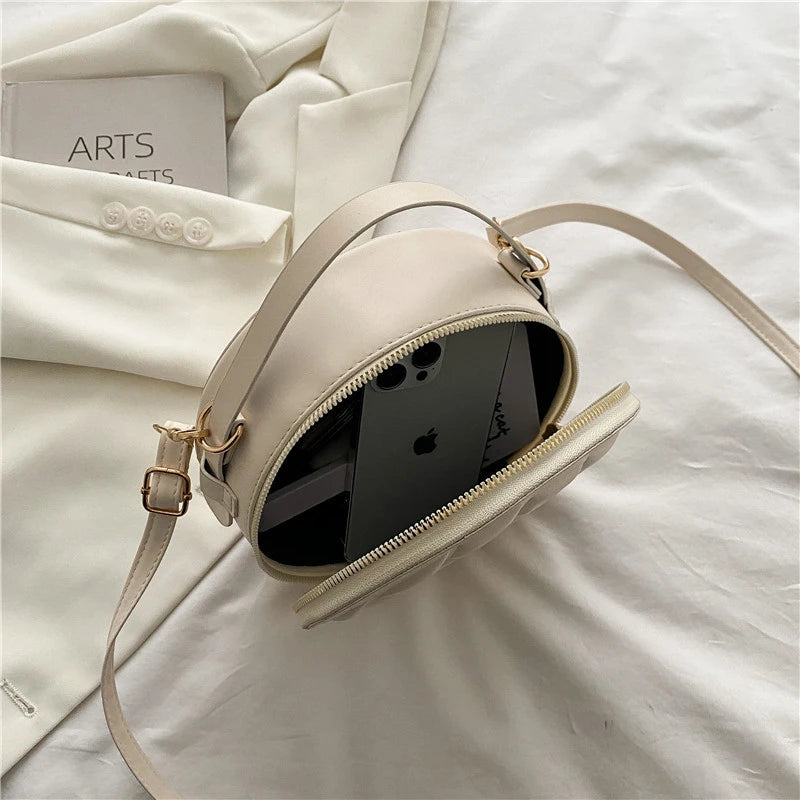 Circular Women's Shoulder Bag Crossbody Handbag Messenger Bag