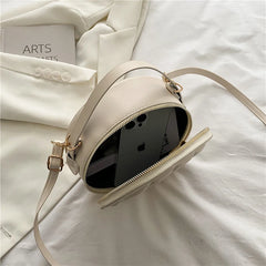 Circular Women's Shoulder Bag Crossbody Handbag Messenger Bag
