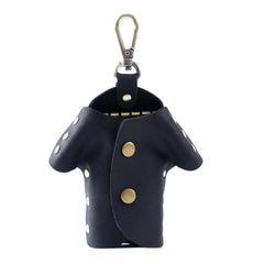 Clothes Shape Key Holder Keychain PU with Metal Hook Keys Storage Bag