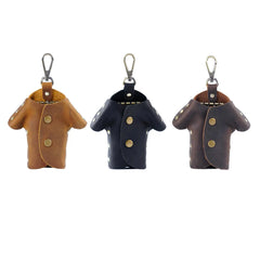 Clothes Shape Key Holder Keychain PU with Metal Hook Keys Storage Bag