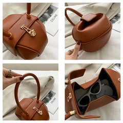 Retro Casual Handbag Shoulder Bag Mini Dumplings Tote Purse
